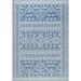 nuLOOM Kandace Tribal Indoor/Outdoor Accent Rug 2 x 3 Blue