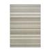 Couristan Recife Gazebo Stripe Indoor / Outdoor Area Rug Champagne- Taupe 3 9 x 5 5