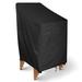 KHOMO Gear - Panther Series - Stackable Chair Cover - Heavy Duty Premium Outdoor Furniture Protector - Black