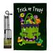 Halloween Sweet Monster Treat Garden Flag Set Fall 13 X18.5 Double-Sided Decorative Vertical Flags House Decoration Small Banner Yard Gift