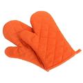 1Pair Oven Mitts Oven Gloves Oven Pot Holder Baking Cooking Heat Resistant Kitchen Barbecue