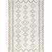 nuLOOM Sierra Moroccan Diamond Outdoor Accent Rug 2 x 3 Ivory