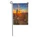 LADDKE Cactus Saguaros at Sunset in Sonoran Desert Near Phoenix Arizona Flower Garden Flag Decorative Flag House Banner 12x18 inch