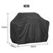 Grill Cover - Heavy Duty Barbeque Gas Grill Cover 600D Canvas Waterproof No Fading Smoker BBQ Covers for Weber Char Broil Holland Jenn Air Dyna-Glo Brinkmann