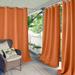 Elrene Connor Indoor/ Outdoor Curtain Panel Orange 108 Inches