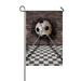 PKQWTM A Soccer Ball Chains Destroy A Wall Yard Decor Home Garden Flag Size 12x18 Inches