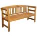 Carevas Patio Bench 61.8 Solid Acacia Wood