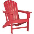 Bowery Hill Adirondack Chair in Red