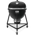 Weber Summit Kamado E6 Charcoal Grill w/Built In Stainless Steel Lid Black