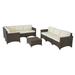 Studio Shine Collection Modular Sectional Sofa with 3-Seater Sofa and Coffee Table