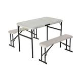 Lifetime Folding Picnic Table with Benches 80373