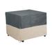 Modern Leisure Renaissance Square Fire Pit Table Cover 42 L x 42 W x 22 H Gray