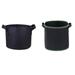 Hi.FANCY 25 Gallon Black Grow Bags Cloth Planting Pots Grow Pouches Fabric Handles Vegetables Container