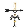 Montague Metal Products WV-388-GB 300 Series 32 In. Deluxe Gold Golfer Weathervane