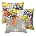 3-Pc Citrus Blossums Pillow Set