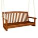 Pemberly Row 48 Hanging Porch Swing in Natural