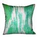 Plutus Brands Green Avalanche Green Ikat Luxury Outdoor/Indoor Throw Pillow