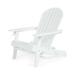 Noble House Lissette Outdoor Acacia Wood Adirondack Chair White