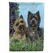 Carolines Treasures PPP3049GF Cairn Terrier Donation Flag Garden Size Small multicolor