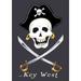 Toland Home Garden Swashbuckle-Key West Key West Flag Double Sided 28x40 Inch