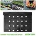 ZTOO 5 Holes PE Garden Vegetable Mulch Film Agricultural Plant Grow Greenhouse Perforated Vegetable Black Mulching Membrane