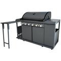 Rustler2 Six(6) Burner Propane Gas Grill Center & Kitchen Island by Brand-Man Grills