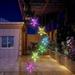 Solar Wind Chime Light Epicgadget Solar Light Color Changing Outdoor Solar Garden Hanging Mobile Decorative Lights for Backyard Walkway Pathway Christmas Decoration Parties (Star)