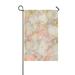 ABPHQTO Rose Gold Marble Home Outdoor Garden Flag House Banner Size 12x18 Inch