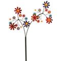 Evergreen Enterprises Inc Twirling Flowers Kinetic Garden Stake