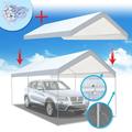 Sunrise 20 x10 Carport Replacement Canopy Tent Top Garage Shelter Cover W Ball Bungees