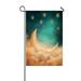 ECZJNT Night time with stars and moon Garden Flag Outdoor Flag Home Party Garden Decor 12x18 Inch