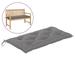 vidaXL Bench Cushion Outdoor Water Repellent Bench Cushion Pad Oxford Fabric