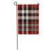 LADDKE Beige Black Tartan Plaid Pattern Traditional Checkered for Digital Red Garden Flag Decorative Flag House Banner 28x40 inch