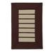 Colonial Mills 2.25 x 3.8 Brown and Beige All Purpose Handcrafted Reversible Rectangular Outdoor