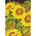 Toland Home Garden Sunflower Delight Flower Flag Double Sided 28x40 Inch