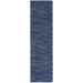 Noursion Essentials Solid Contemporary Navy Blue 2 x 6 Area Rug (6 Runner)