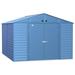 Arrow Select Steel Storage Shed 10 x 12 ft Blue Grey