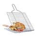 NEW YEARS CLEARANCE!Grill Basket Folding Dual Fish Hamburger Clip Folder Clamp BBQ Roasting Grilling Net Mesh Picnic Tool