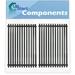 2-Pack BBQ Grill Cooking Grates Replacement Parts for Weber Summit Platinum A6 NG - Compatible Barbeque Porcelain Coated Steel Grid 17 3/4