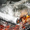 LNKOO Premium Pellet Smoker Tube for All Grill Electric Gas Charcoal or Smokers- 5 Hours of Billowing Smoke - Cold or Hot Smoking- Ideal for Smoking Cheese Nuts Steaks Fish Pork Beef - 12