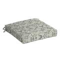 Arden Selections Outdoor Seat Cushion 21 x 21 Water Repellent Fade Resistant 21 x 21 Neutral Aurora Damask