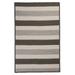 Colonial Mills 5 x 7 Silver Gray and White Rectangular Braided Area Throw Rug