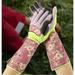 EUWBSSR Thorn Proof Ladies Garden Gauntlet with Long Sleeves Long Gardening Gloves for Women Arms Elbow Protective Long Thorn Proof Garden Gloves for Rose Pruning