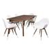 International Home Amazonia Charlotte 7 Piece Patio Dining Set in White