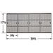 Matte cast iron cooking grid for Master Forge brand gas grills