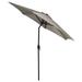 9 Ft. Patio Umbrella with Crank in Gray