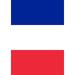 Toland Home Garden Blue and Red France Outdoor Garden Flag 18 x 12.5