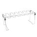 Andoer Stainless Steel Chicken Wing Leg Rack for Grill Smoker Oven 12 Slots Roaster Stand for BBQ Picnic