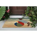 Liora Manne Frontporch Coastal Dog Indoor Outdoor Area Rug Ocean