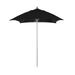 California Umbrella Venture 6 Silver Market Umbrella in Black